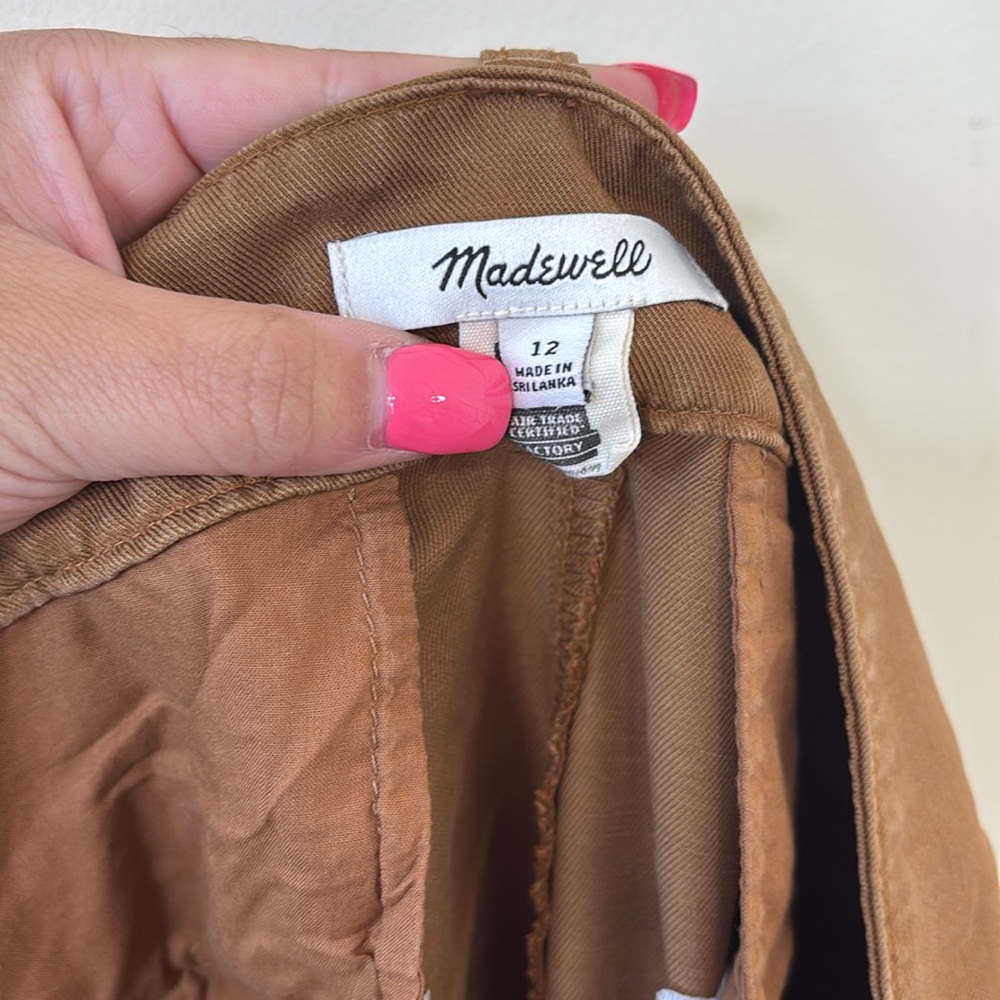 Madewell The Harlow Wide-Leg Pant Acorn Size 12 - Picture 10 of 12
